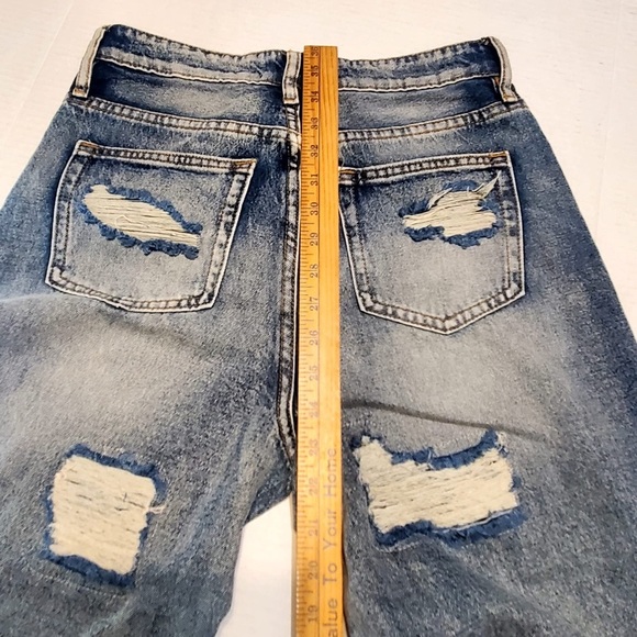 Fashion Nova Womans Jeans Medium-Wash Size 5 - Picture 13 of 14